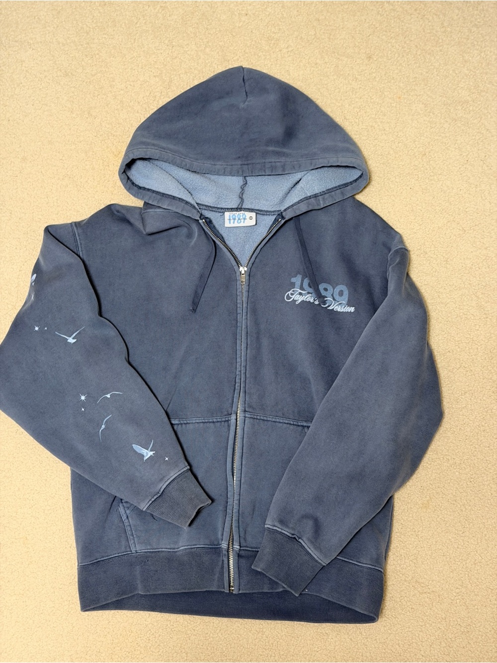 Taylor Swift 1989 Graphic Zip-Up Hoodie